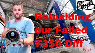 F350 Crushed and failed Diff Housing Rebuild part 1 Ep7 [upl. by Aisayn522]