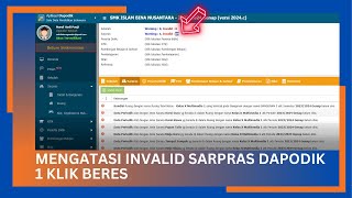 CARA MENGATASI INVALID SARPRAS DI DAPODIK 2024C DENGAN CEPAT [upl. by Sundin]