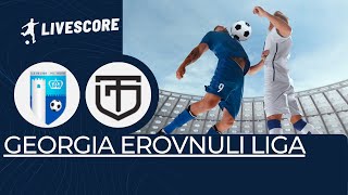 FC Telavi VS Torpedo Kutaisi Georgia Erovnuli Liga LIVESCORE [upl. by Elon]