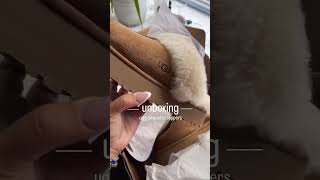 unboxing • ugg disquette slippers ugg unboxing fashion vlog singlemom singlemomlife minivlog [upl. by Ennylyak]