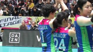 長岡望悠（NAGAOKA Miyu）／NAKAOJI NAGAOKA／2017225 久光製薬×JT Ｖリーグ女子大田大会ファイナル6 [upl. by Mukund]