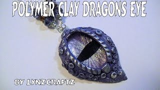 LOOK OUT Polymer Clay Dragons Eye diy polymerclay dragons Eye tutorial [upl. by Anauqed]