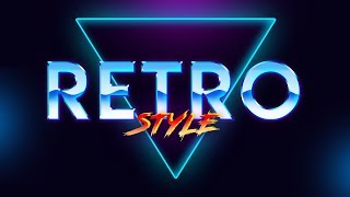 Photoshop Tutorials  80s Retro Text Effect [upl. by Ricardo591]