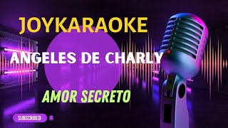 Amor secreto  Los Angeles de Charly  Karaoke [upl. by Arhez]