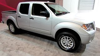 2014 Nissan Frontier SV 4x4  Exterior and Interior Walkaround  2014 Chicago Auto Show [upl. by Aciretnahs]