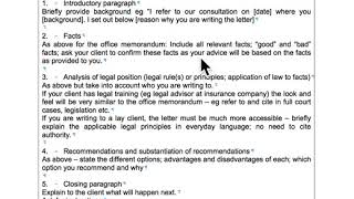 How to draft an office memorandum and a letter of advice to client [upl. by Sire271]