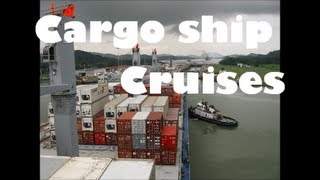 cargo container ship cruises [upl. by Llertnek]