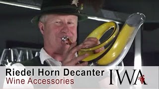 Riedel Horn Decanter Performance [upl. by Ecikram610]