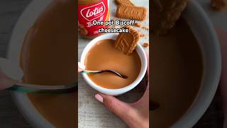 The easiest Biscoff cheesecake ever recipe tutorial baking food [upl. by Nairadas]