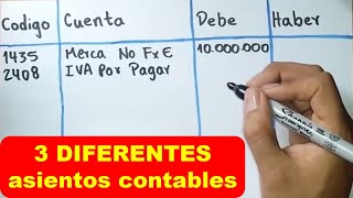 Contabilización del IVA ejercicio con diferentes casos compras y ventas [upl. by Fawcett]