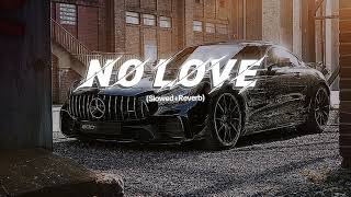 NO LOVE SlowedReverb Shubh [upl. by Cristie]