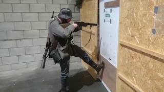 LoB WWI Airsoft WWI Loadout MP18I in action [upl. by Olimreh]