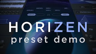 The Synth Factory  Horizen  Preset Demo [upl. by Anileve]