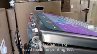 How is Imaje 9040 11M inkjet printer normal printing test [upl. by Kolva844]