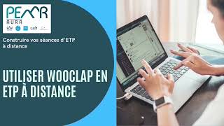 COMMENT UTILISER WOOCLAP EN ETP A DISTANCE [upl. by Fulton]