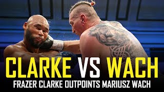 FRAZER CLARKE VS MARIUSZ WACH  POOR PERFORMANCE POST FIGHT REVIEW NO FOOTAGE [upl. by Ttirrem]