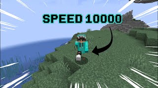 How to get SPEED 1000 in Minecraft [upl. by Enerehs271]