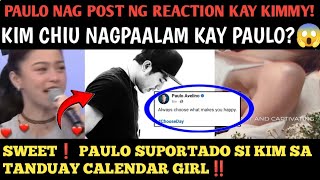 KIM HUMINGI MUNA NG PERMISO KAY PAULO❗PAU SUPORTADO SI KIM SA TANDUAY CALENDAR GIRL‼️ [upl. by Atnahc]