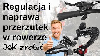 Jak ustawić i wyregulować przerzutki w rowerze  krok po kroku [upl. by Nolram]