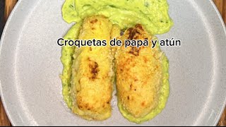 Croquetas de papa y atún [upl. by Parrisch]