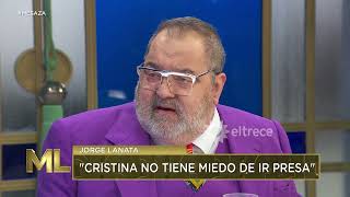 Jorge Lanata le respondió a Mirtha si Cristina irá presa quotEstá pensando en la historiaquot [upl. by Donnamarie]