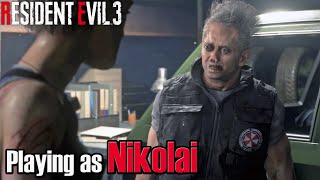 Resident Evil 3 PC Mod  Playing as Nikolai [upl. by Ahsikit]