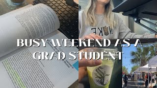 a realistic busy student weekend  master’s in social work graduate student [upl. by Olinde]