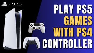 How to Play PS5 Games with PS4 Controller [upl. by Ecniv]