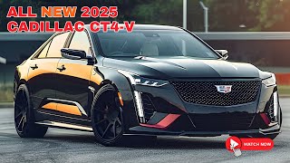 Official Launch New 2025 Cadillac CT4V Blackwing  Buy This Car [upl. by Elleral]