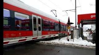 Bahnübergang Fasanenstrasse in Balgach [upl. by Teria]