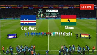 Cap Vert vs Ghana en direct Coupe dAfrique des Nations 2023 match complet Simulation Gameplay PC [upl. by Wolff489]