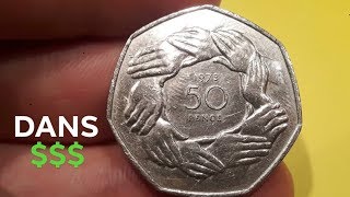 1973 50p RING OF HANDS Coin WORTH [upl. by Attevaj]