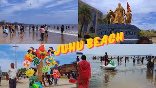 juhu beach  juhu vlog  juhu beach mumbai  2024 juhubeachmumbai [upl. by Niuqram]