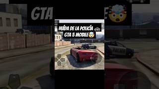 Huída de la Policía a 20 FPS🤯 gta gta5android policegta [upl. by Eelrihs]