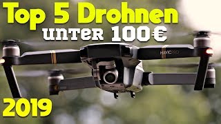 Die beste Drohne unter 100 Euro  ► TOP 5 billige Drohnen ◄ Quadrocopter mit Kamera [upl. by Serene]