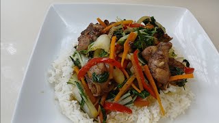 Chicken back chop suey  easy recipe [upl. by Eirtemed]