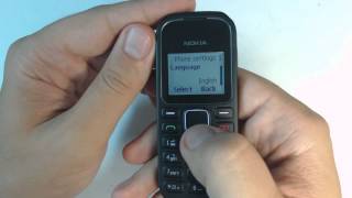 Nokia 1280 factory reset [upl. by Drice177]