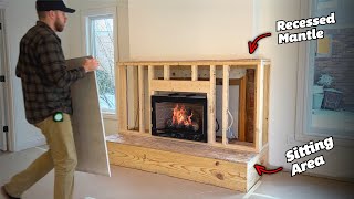 I built a fireplace Easier than I thought [upl. by Ococ]