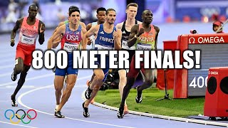 Mens 800 Meter Finals WERE INSANE  2024 Paris Olympics [upl. by Damiani836]