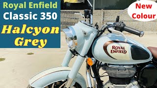 Royal Enfield Classic 350  Halcyon green Dual channel ABS [upl. by Hillinck668]