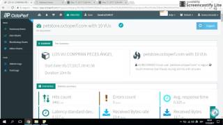 OctoPerf 8 Reporte [upl. by Llertnor]