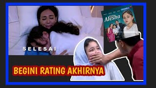 BEGINI HASIL AKHIR PENAYANGAN RATING SINETRON CINTA ALESHA ‼️ [upl. by Tressa620]