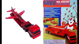 Frosties Matchbox Red Arrow Aircraft amp Transporter 1991 [upl. by Sanoj]