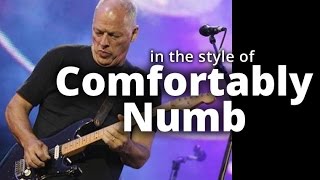 PINK FLOYD  Comfortably Numb BACKING TRACK B minor End Solo [upl. by Pebrook]