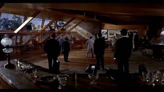 The Production Design of Ken Adam  Goldfingers rumpus room [upl. by Naahs626]