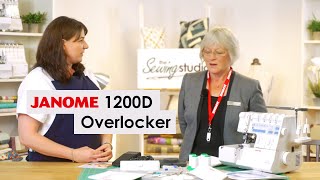 Janome 1200D Overlocker Overview [upl. by Charleton]