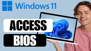 How To Access BIOS Settings From Windows 11 Any Computer [upl. by Aluap]