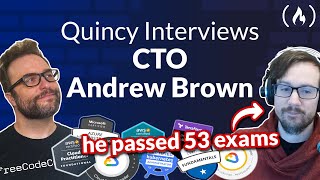 CTO Andrew Brown on DevOps  Cloud Certification Exams freeCodeCamp Podcast 120 [upl. by Sitsuj]