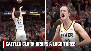 CAITLIN CLARK DRILLS PULLUP LOGO THREE 😤  WNBA on ESPN [upl. by Hsemar694]