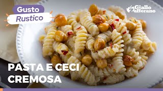 PASTA e CECI super cremosa – Così non l’avete mai mangiata Da provare subito ❤️🌱 [upl. by Dahle667]